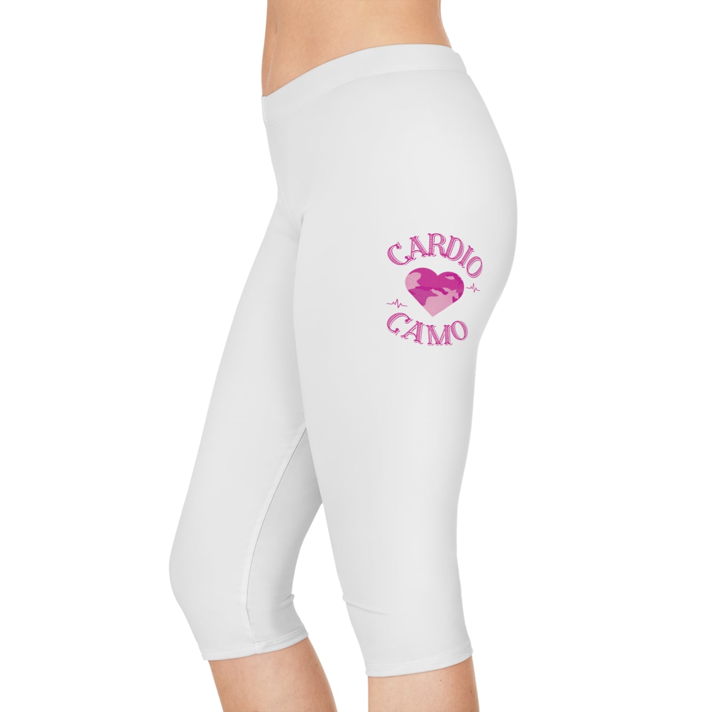 Cardio Camo - Women's Capri Leggings