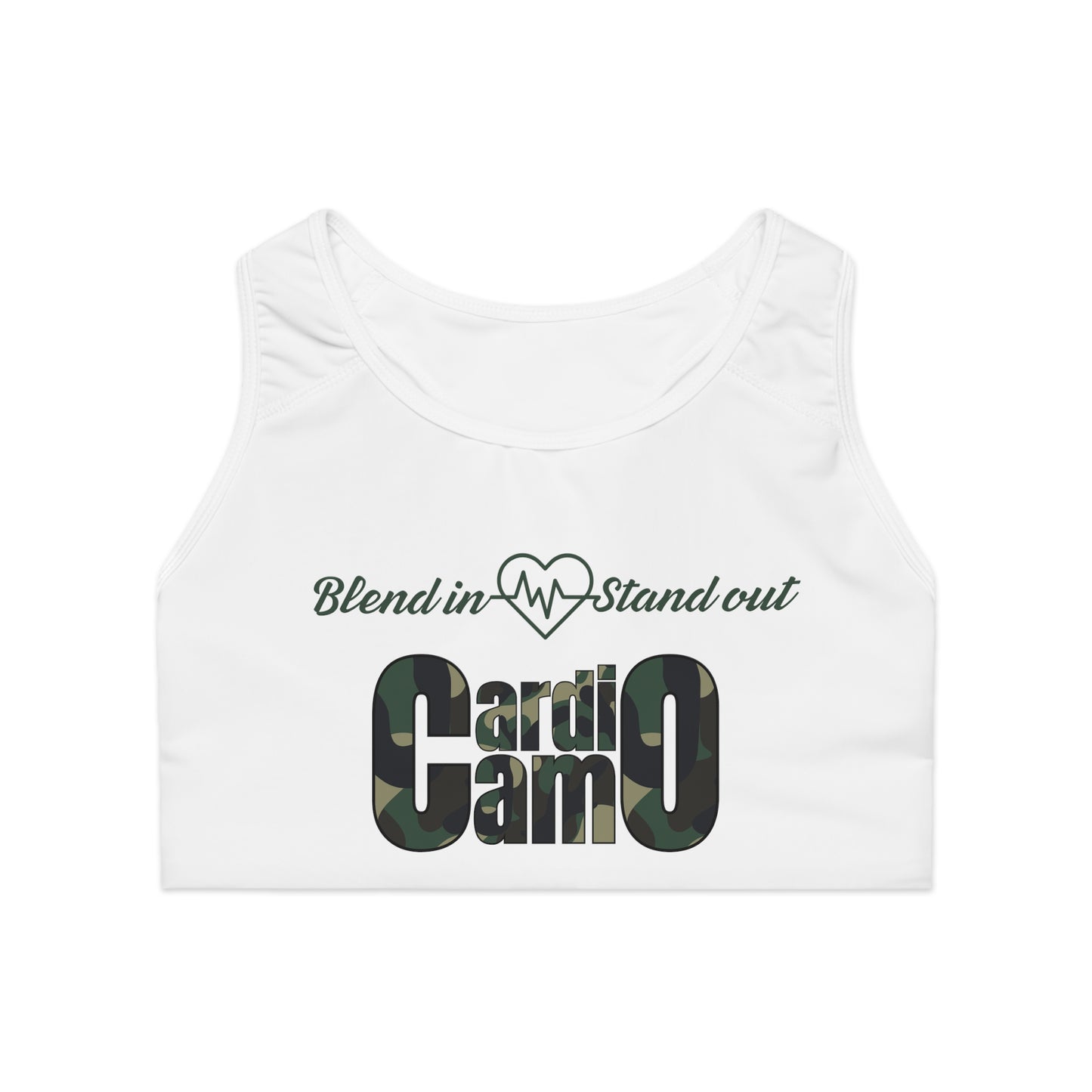 Cardio Camo - Sports Bra