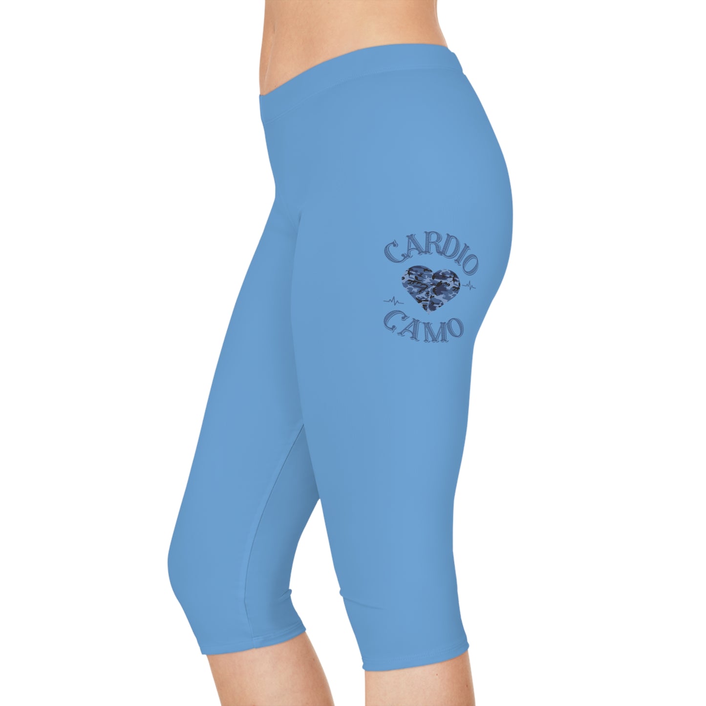 Cardio Camo - Women's Capri Leggings