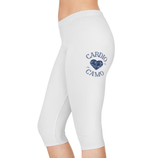 Cardio Camo - Women's Capri Leggings