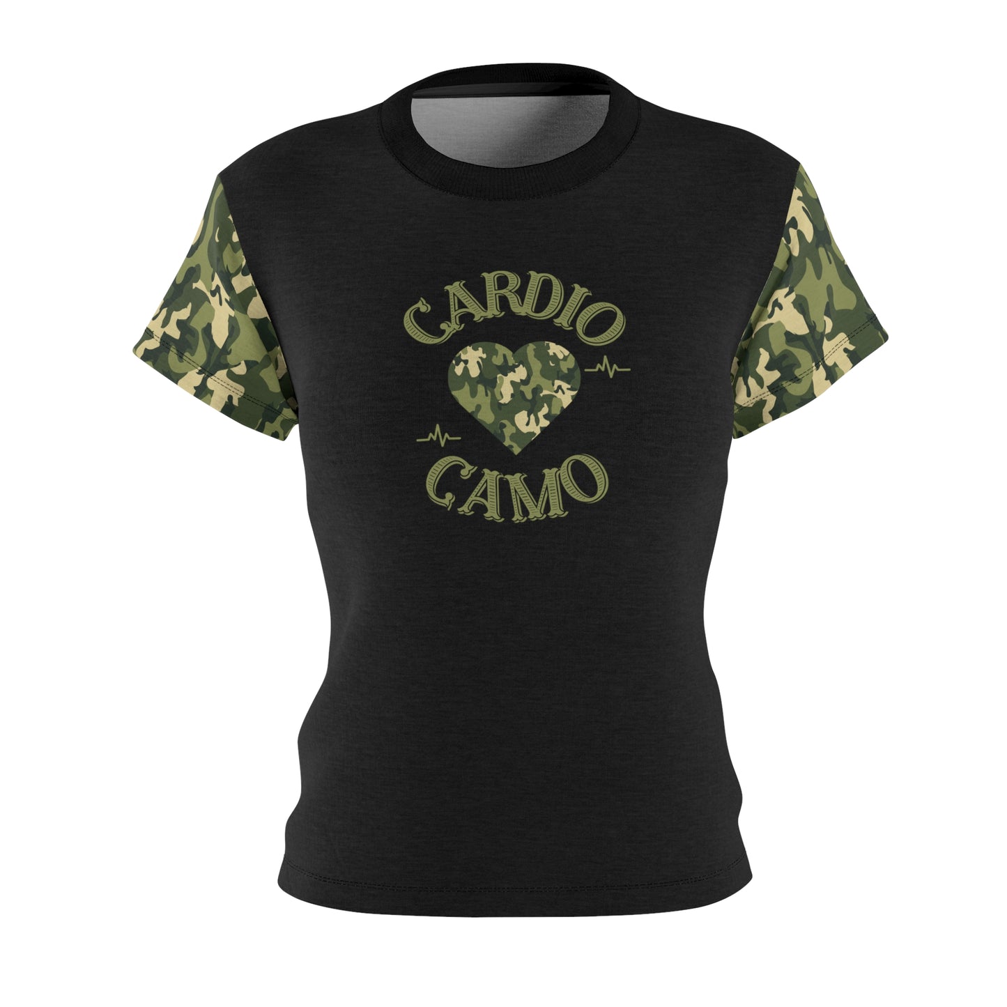 Cardio Camo - Women's Cut & Sew Tee