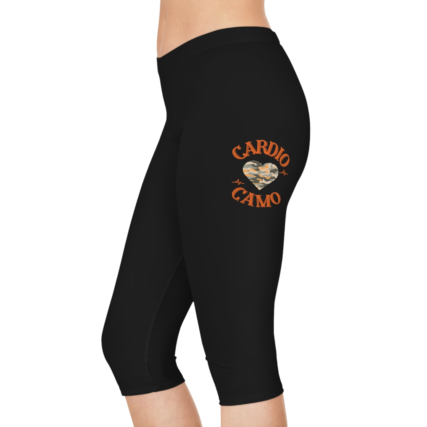 Cardio Camo - Women's Capri Leggings